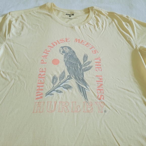 Hurley🌊 "Where Paradise🏝 Meets The Pines🌲 Graphic Tee👕 - NWT - Picture 11 of 11
